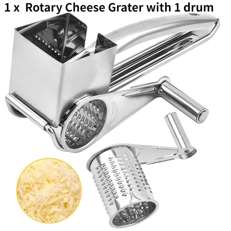 Rotary Cheese Grater & Slicer