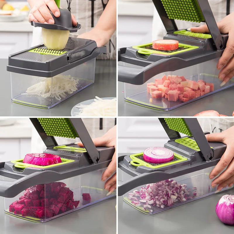 16-in-1 Multifunction Vegetable Chopper