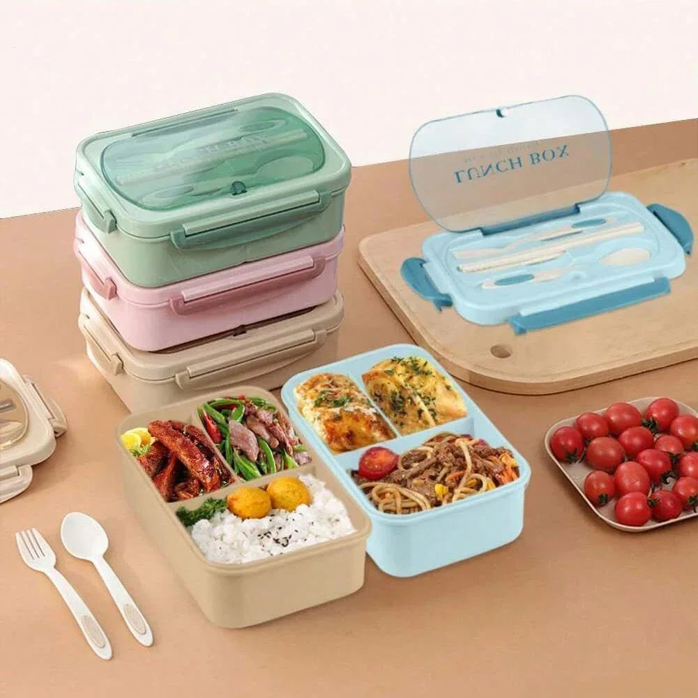 4-Compartment Bento Lunch Box