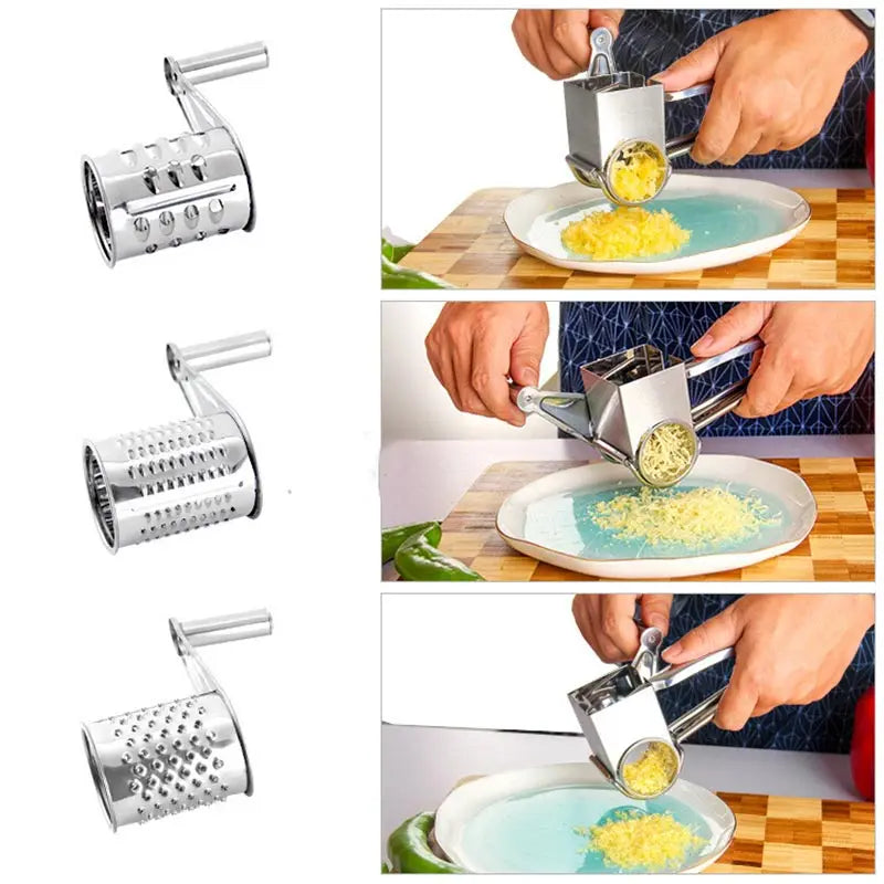 Rotary Cheese Grater & Slicer