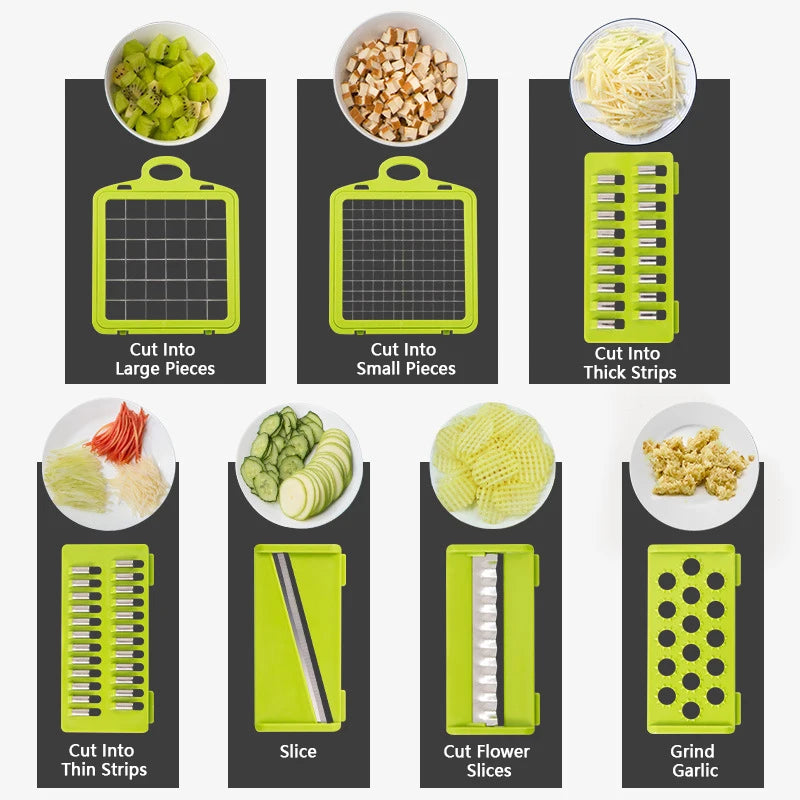 16-in-1 Multifunction Vegetable Chopper