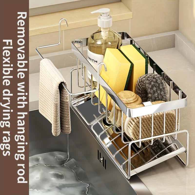 Stainless Steel Sink Caddy Organizer