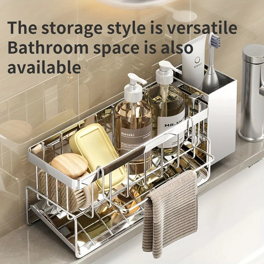 Stainless Steel Sink Caddy Organizer