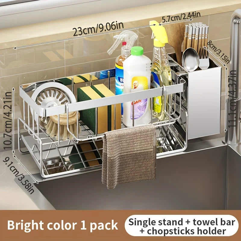 Stainless Steel Sink Caddy Organizer