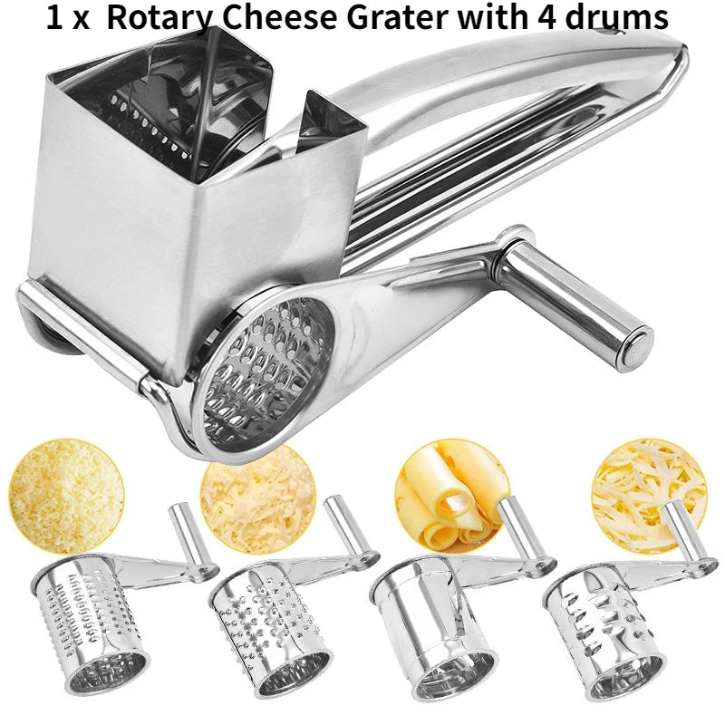 Rotary Cheese Grater & Slicer