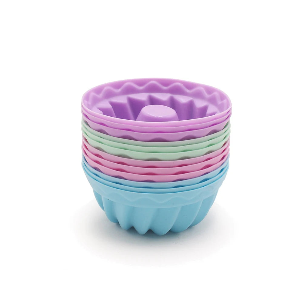 12-Piece Silicone Muffin Cup Set