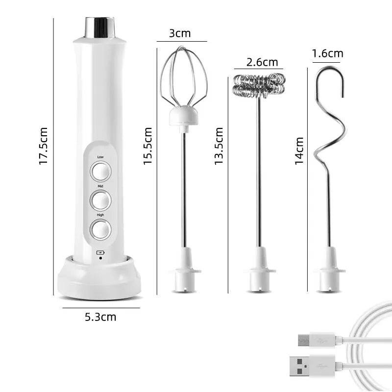 3-in-1 Electric Milk Frother
