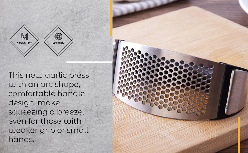 Premium Stainless Steel Garlic Press