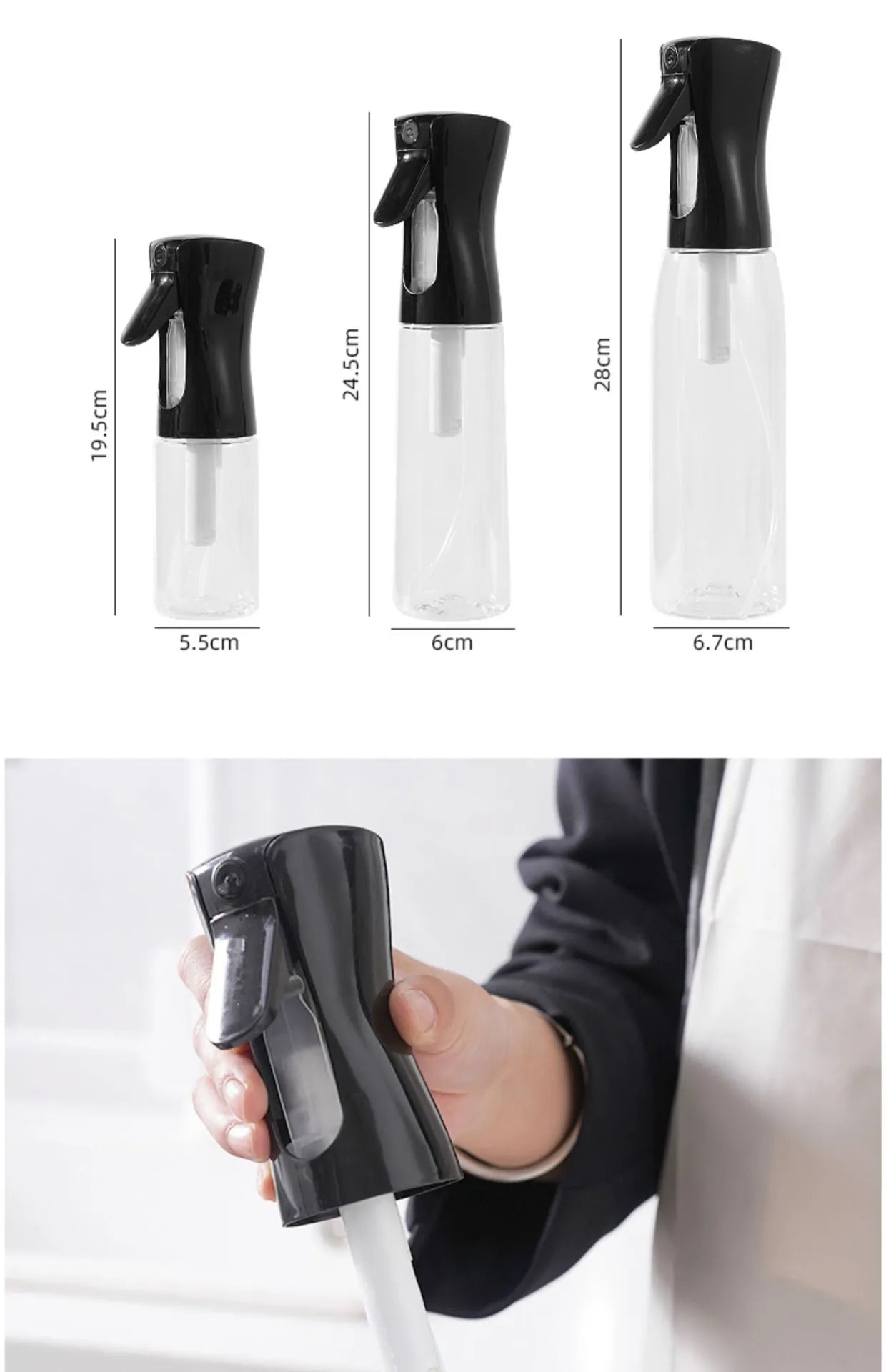 2-in-1 Oil Sprayer Bottle